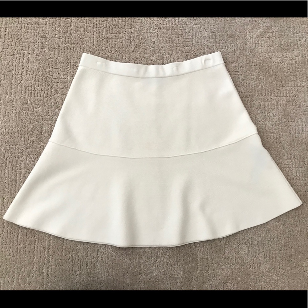 White Zara Knit Skirt